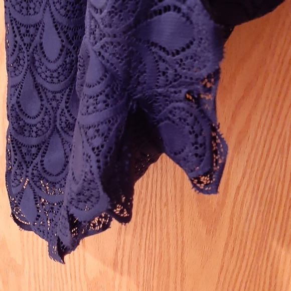 Francesca's BLUE Skort Dress Size Med - Picture 5 of 7